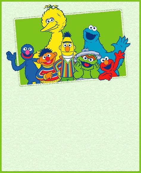 Free Printable Sesame Street Invitation Templates Free Printable Sesame Street Invitation Templates