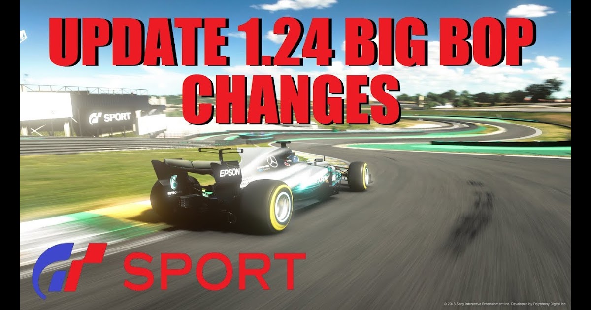 Apps Apps Tip Gt Sport Update 1 24 Big Bop Changes Mercedes F1 Car Fix