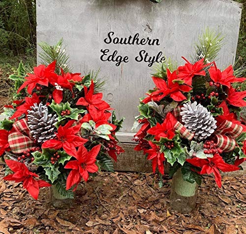 Christmas Cemetery Flowers Near Me - Amazon Com Christmas Headstone