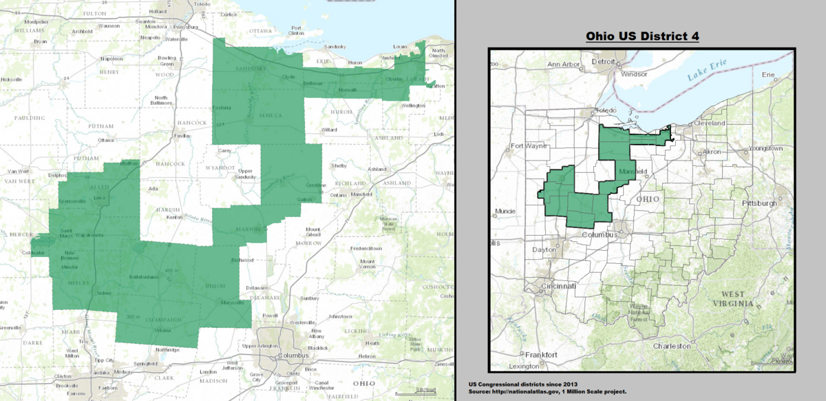 Ohio 4th district map