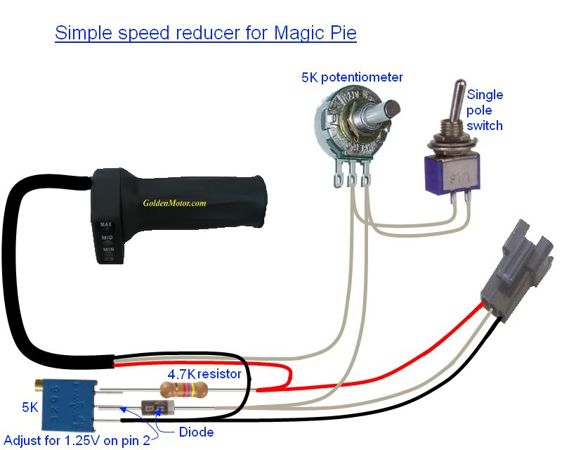E Bike Throttle Wiring Diagram / Adaptto MiniE/MaxE Owner