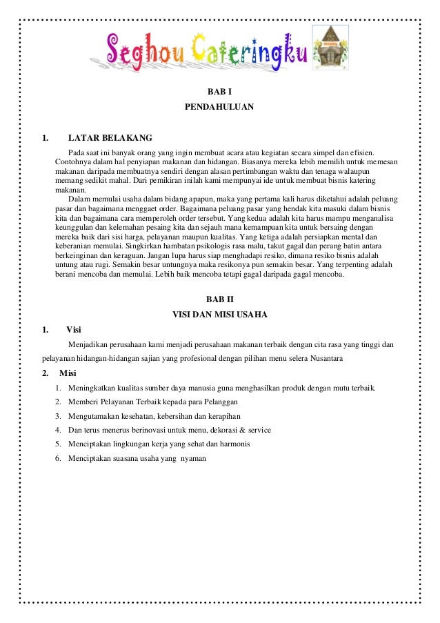 Contoh Makalah Marketing Plan Restoran