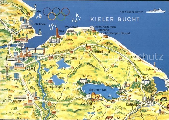 Kieler Bucht Karte | Karte