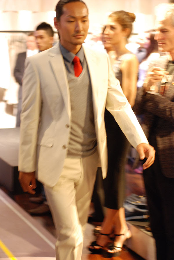 Male Model, Fashion Parade, ESPRIT Icon store launch Sydney