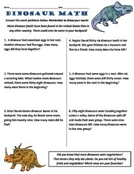 Dinosaur Themed Worksheets For 2nd Grade - 38