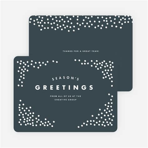 Snow Falling Corporate Holiday Cards Paper Culture Snow Falling Corporate Holiday Cards Paper Culture