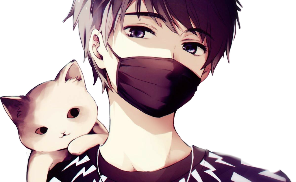 Handsome Anime Boy Mask - Anime Wallpaper HD