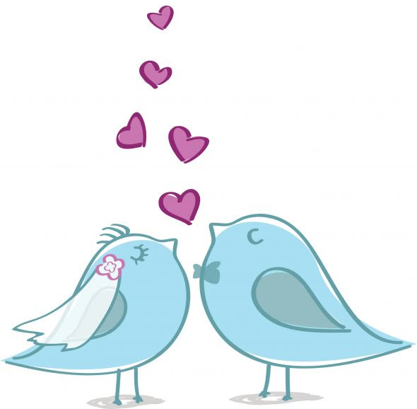 2492+ Wedding Love Birds Svg DXF Include