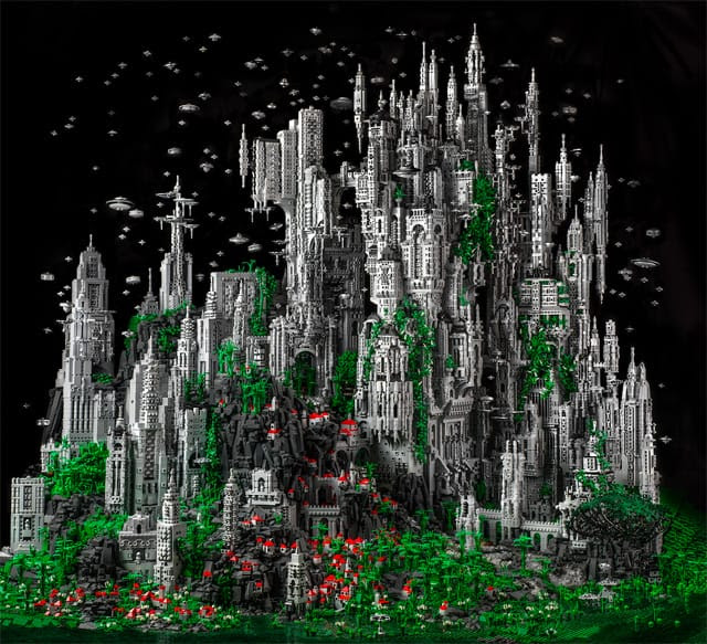 Contact 1: A 200,000 Piece Sci Fi LEGO Masterwork by Mike Doyle Contact 1: A 200,000 Piece Sci Fi LEGO Masterwork by Mike Doyle science fiction Lego