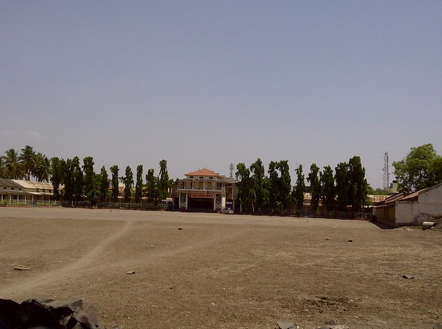Ravindra Kala Mandir Uruli Kanchan. School hall of Mahatma Gandhi Vidyalaya -Visit Tej Platinum, Kanchan Vrundavan & Dreams Nivara at Uruli Kanchan, Pune Solapur Highway, Pune 412 202