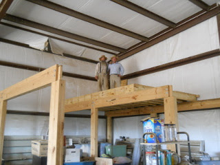 David's Brother Kevin and Him Standing on the Barn Loft