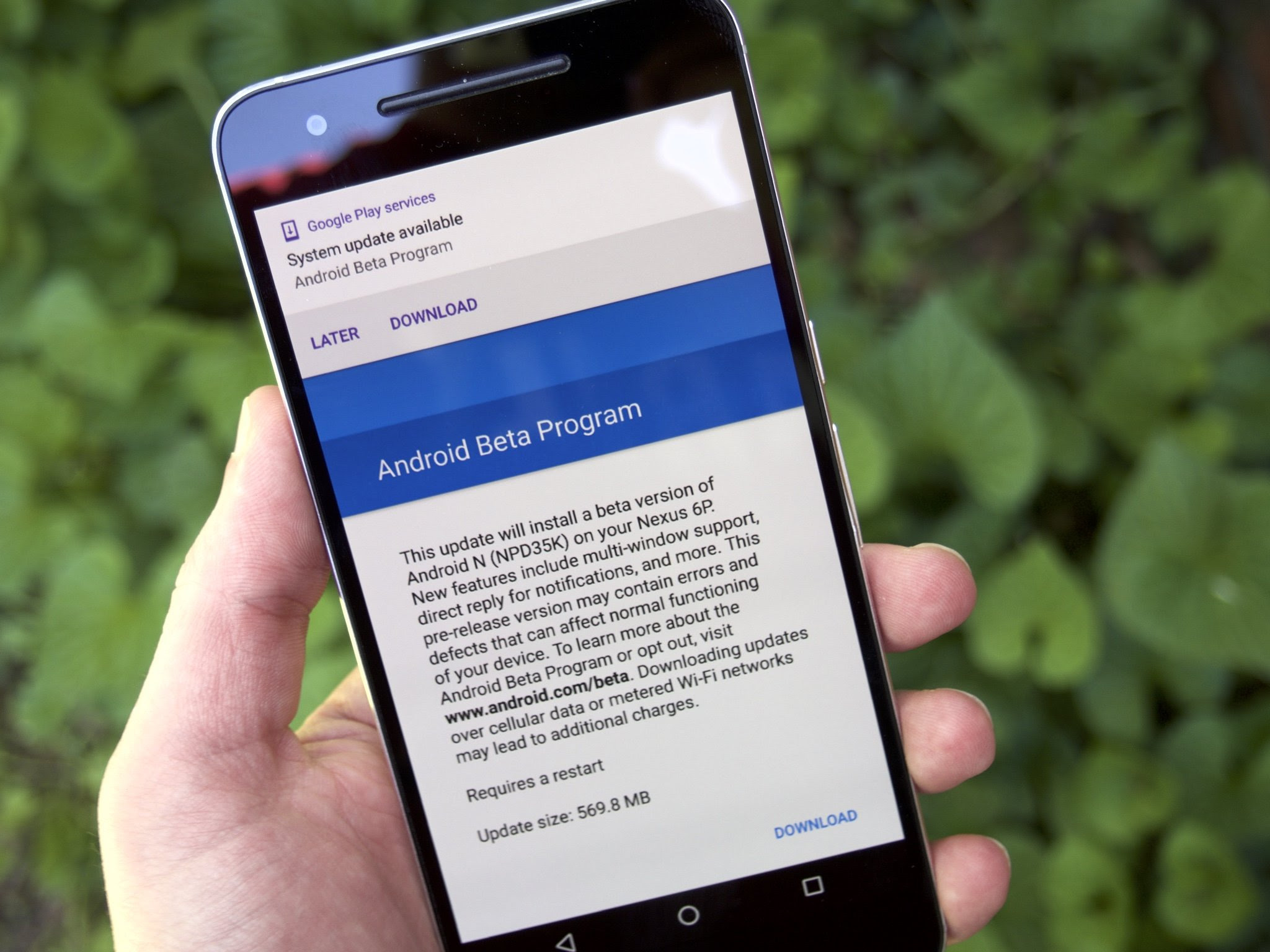 Android N beta
