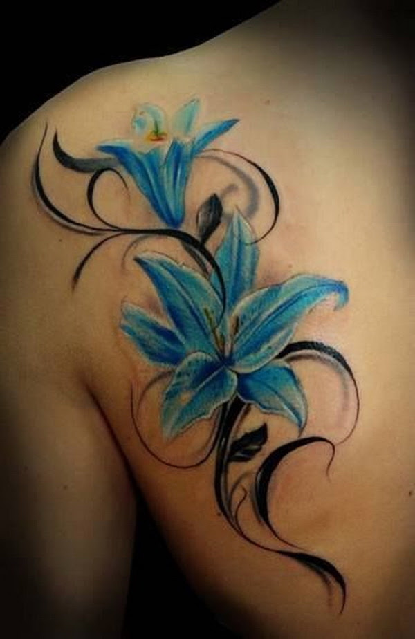 35 Pretty Lily Flower Tattoo Designs For Creative Juice