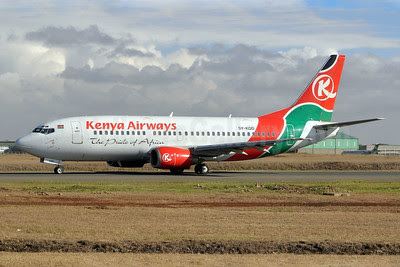 Kenya Airways Boeing 737-3U8 5Y-KQD (msn 29750) NBO (Robbie Shaw). Image: 909004.