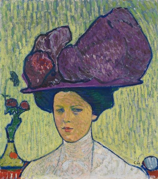 The Violet Hat - Amiet Cuno