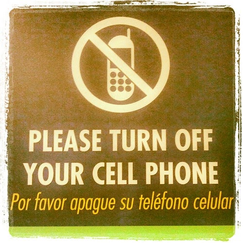 SnarkyDork: Turn Off Your Cell Phone