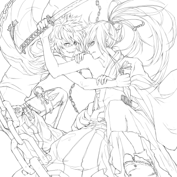 ベスト イラスト 構図 二人 無料イラスト素材集