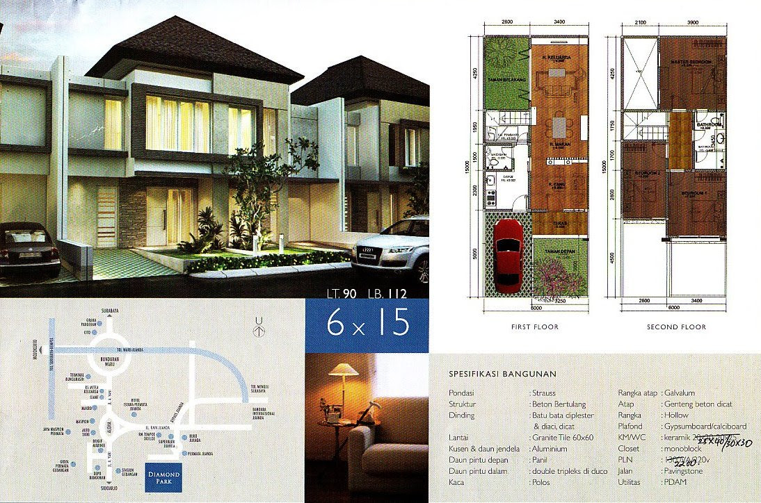 Gambar Rumah Minimalis Ukuran 6x15 Healthy Body Free Mind