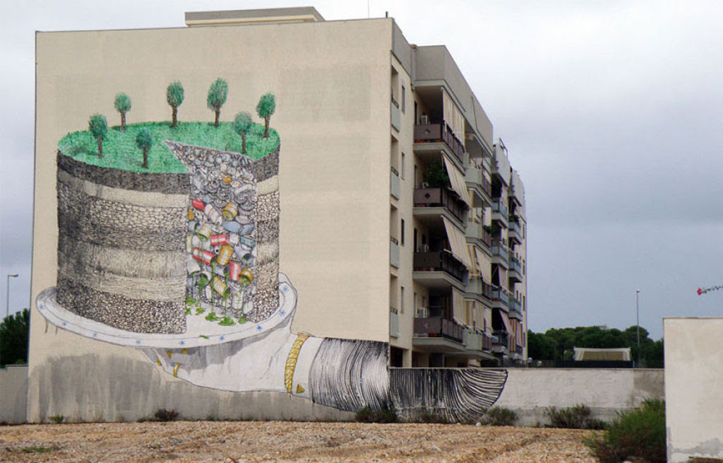 24 eloquentes obras de arte urbana mostrando a desagradável verdade 22