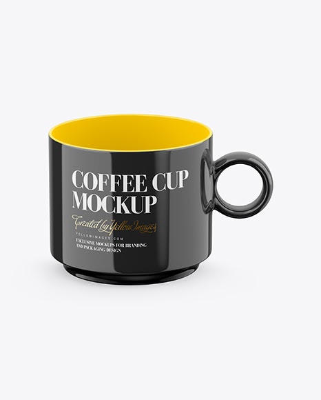 Download Download Psd Mockup Ceramic Coffee Coffee Cup Cup Glossy ...