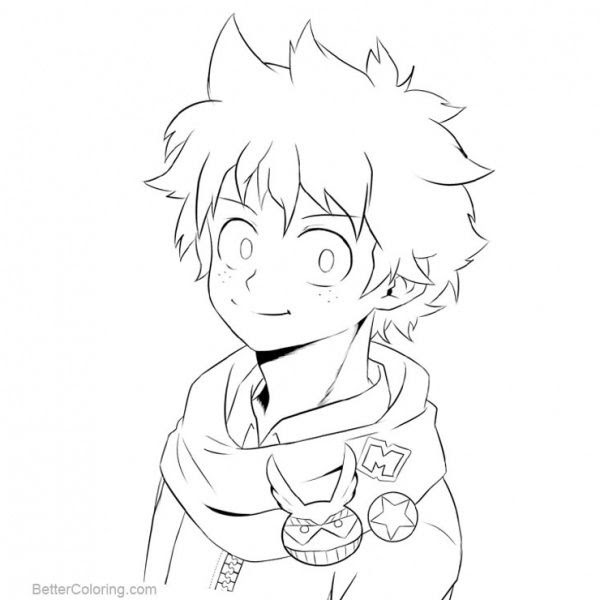 Featured image of post The Best 30 Anime Coloring Pages Mha Kirishima