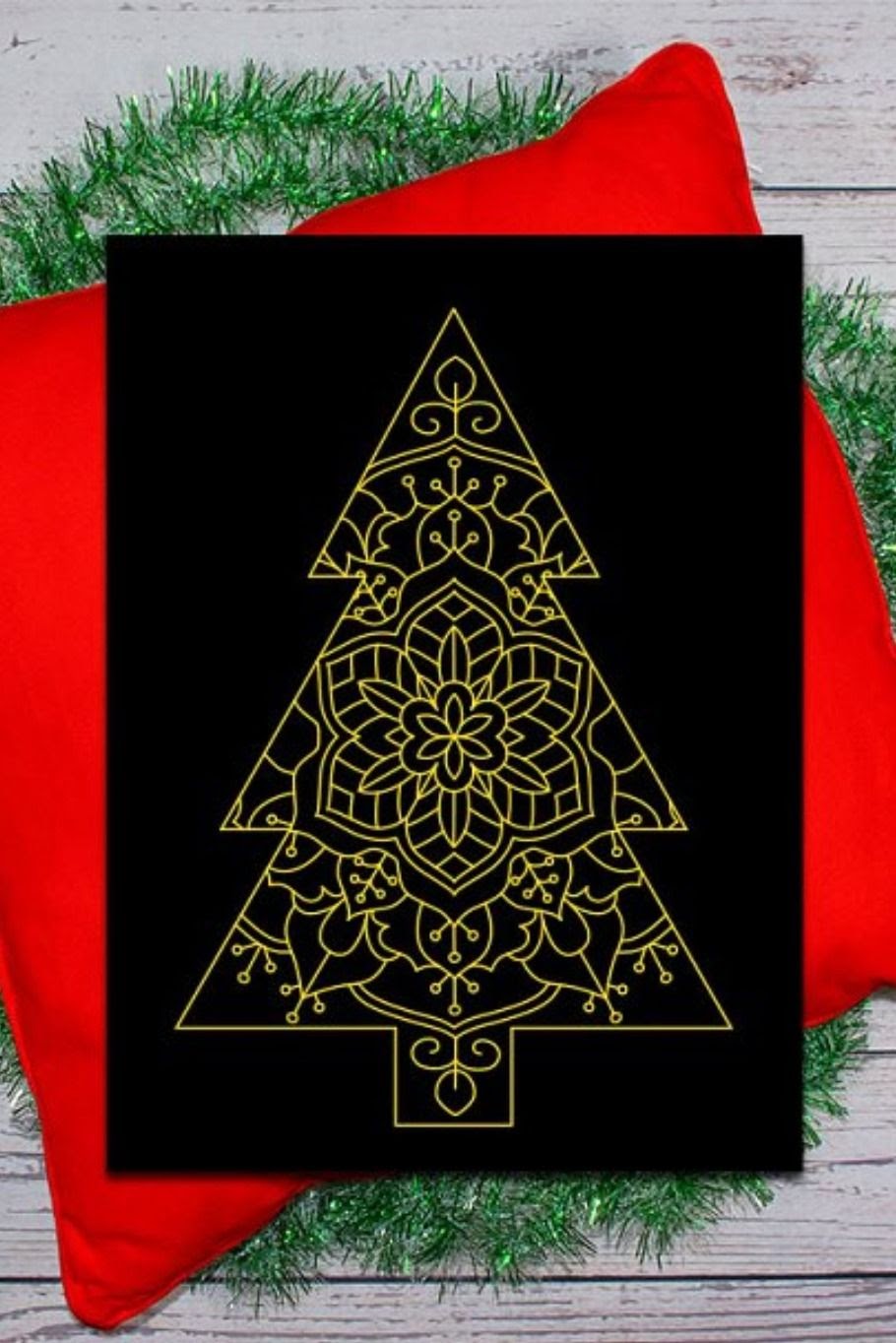 Christmas Tree Mandala Svg Free - 350+ File SVG PNG DXF EPS Free