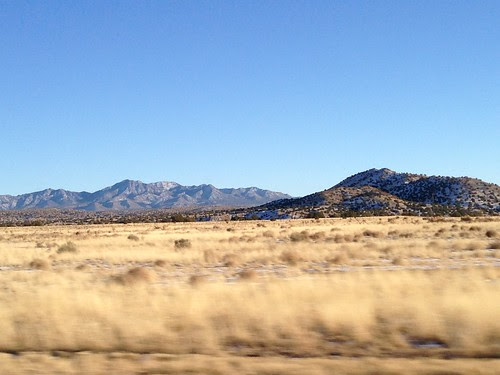 On the road from Albuquerque to Santa Fe