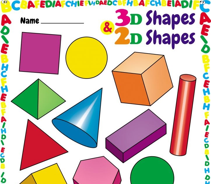 Worksheet For 3D Shapes - Pin on 3d shapes - mborophotography