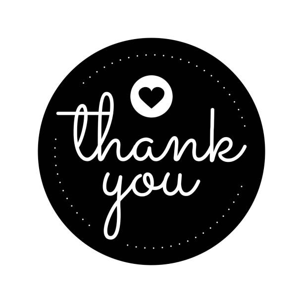 Free Thank You Sticker Template / Thank You for Your Purchase Sticker