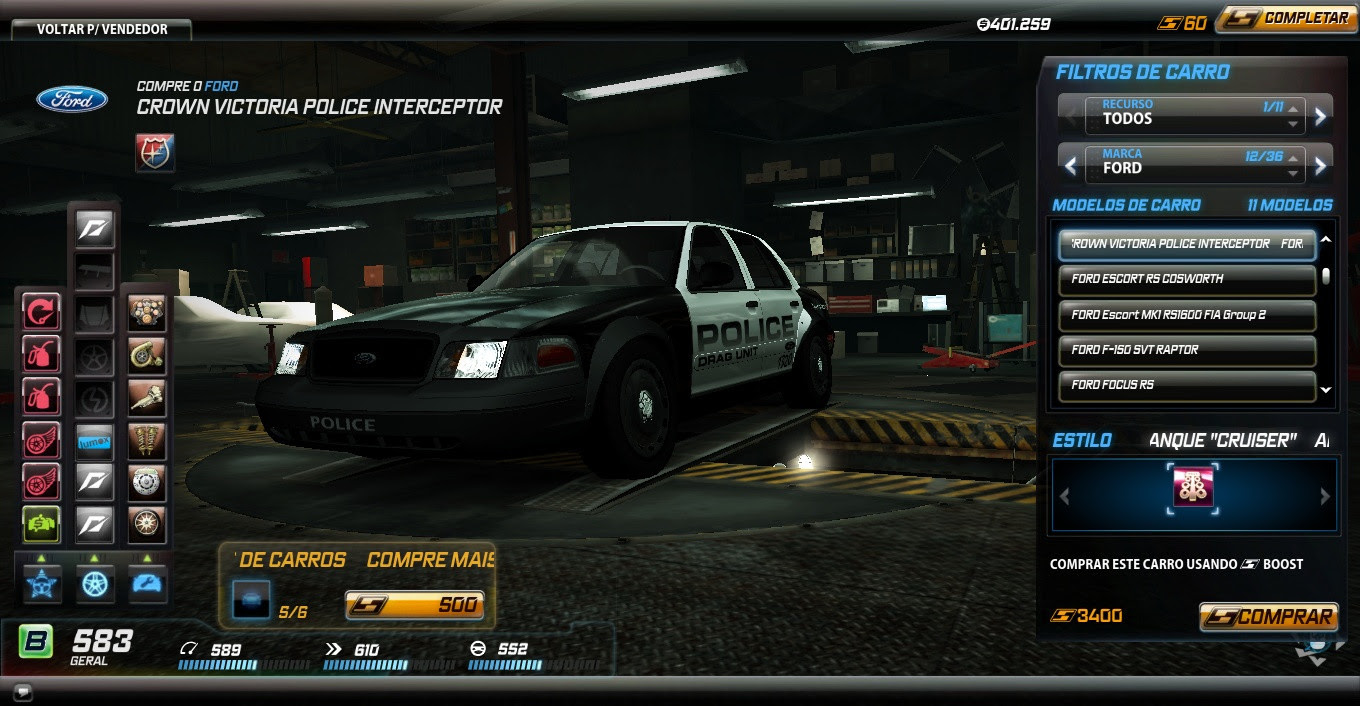 Review Cars - Ford Crown Victoria | Need for Speed World PT-BR
