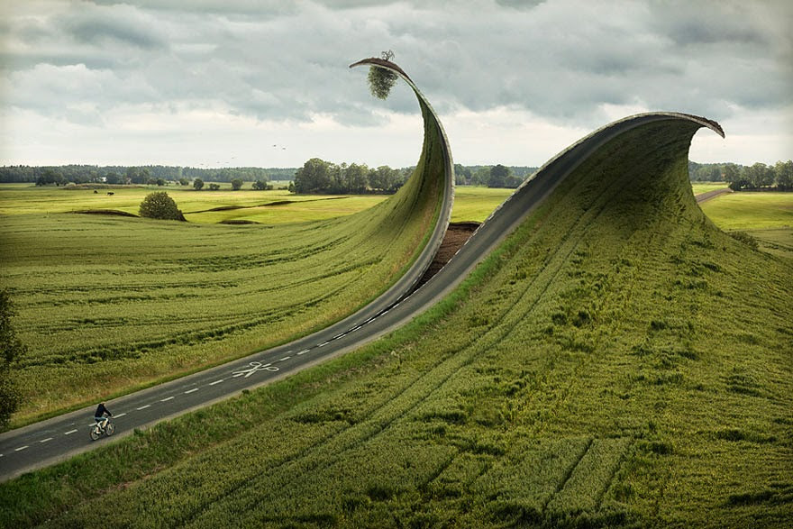 Road photo manipulation by erik johansson Road photo manipulation by erik johansson