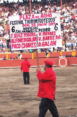 Cartel Festival taurino Acho 2009