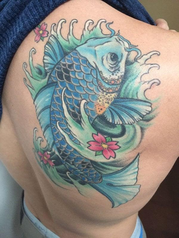 Gambar Tato Ikan Koi Di Lengan Koleksi Gambar HD