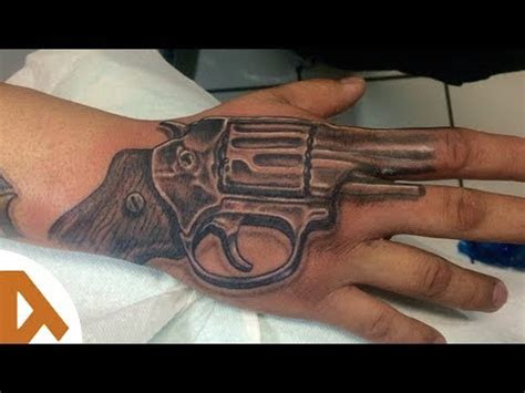 Hand Gun Tattoo - adrianatudem tattoo