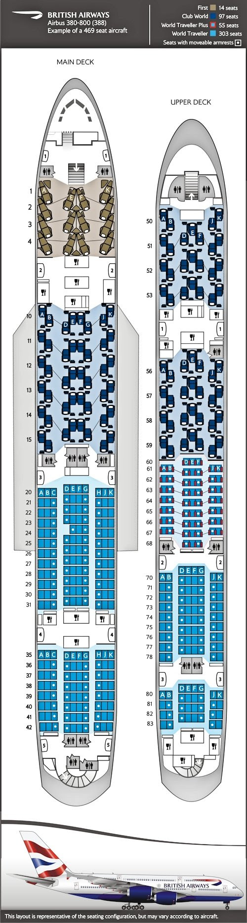 Airbus A380 Singapore Airlines Seating Plan Popular Century