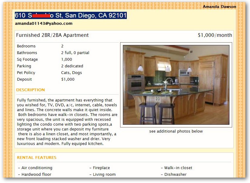 Apartment For Rent In San Diego Craigslist