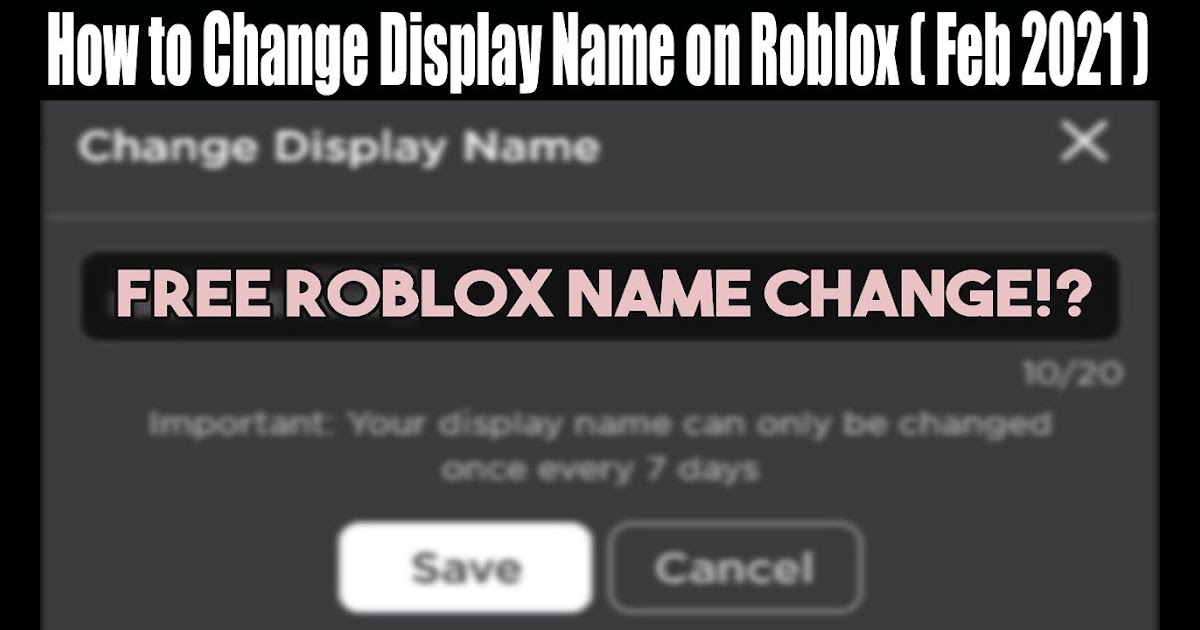 How To Change Your Name In Roblox On Iphone For Free