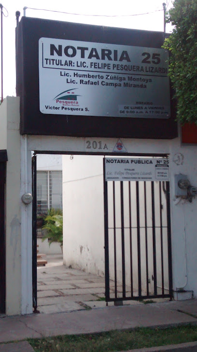 Notaría 25 Lic Felipe Pesquera