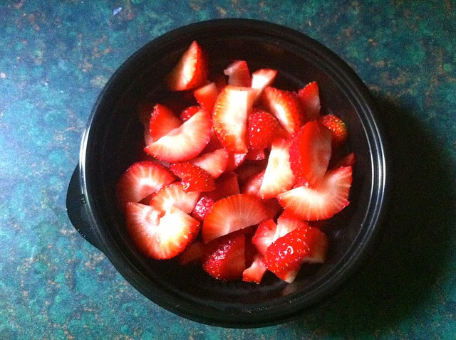 Fresh Strawberries, Diced