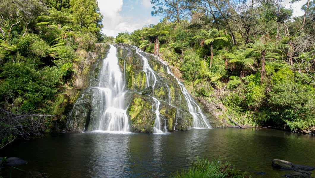 Scenic waterfall