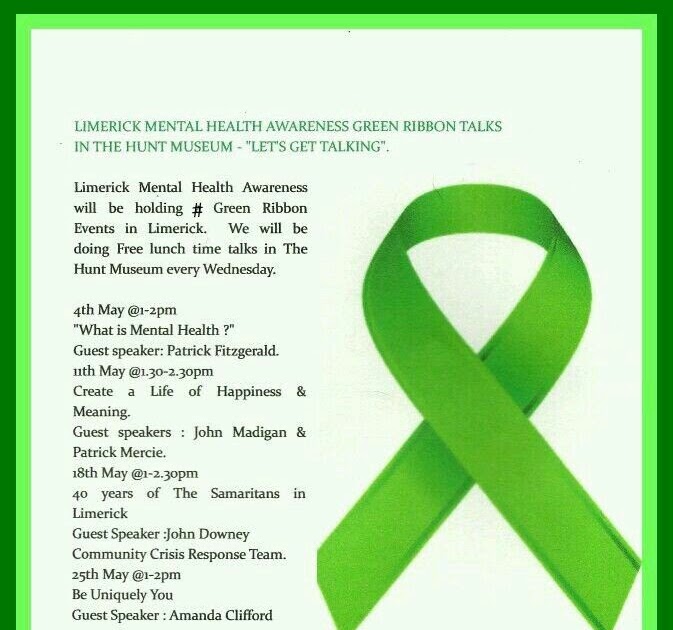 Mental Health Green Ribbon Meaning