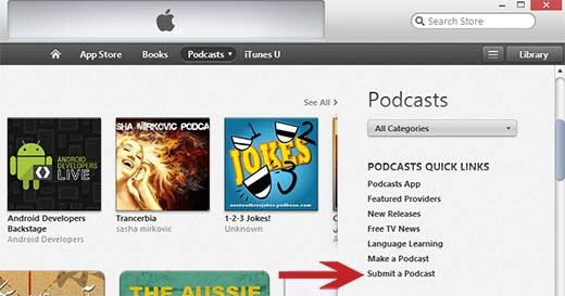 Submit your podcast to iTunes Submit your podcast to iTunes