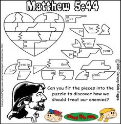 Love Your Enemies Coloring Page For Kids  love your enemies