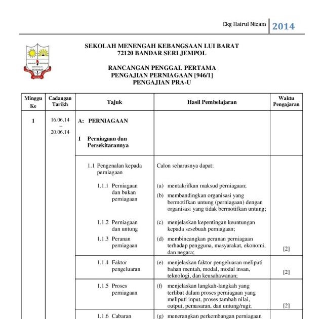 Maksud Perancangan Pengeluaran Stpm