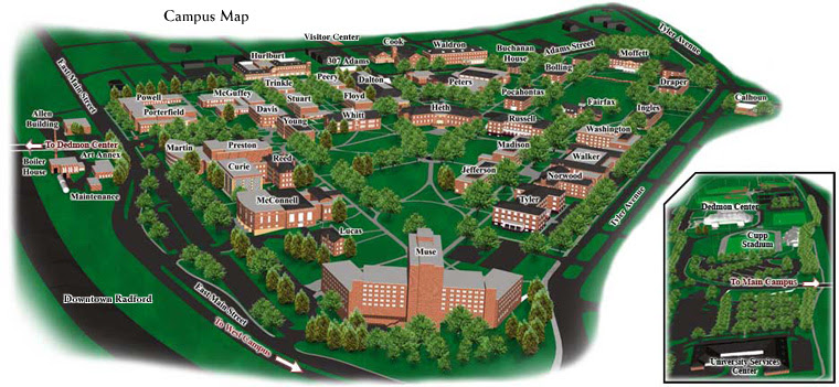 Radford Campus Map | Gadgets 2018