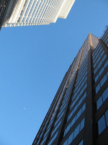 looking up in NYC