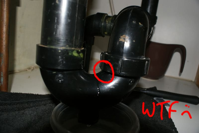 Kitchen Sink P Trap Leaking