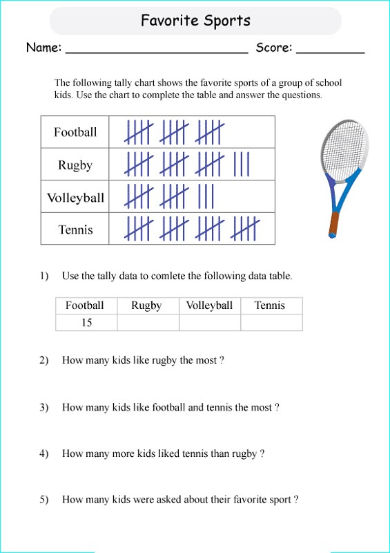 22 [pdf] FREQUENCY TABLE WORKSHEET 4TH GRADE PRINTABLE HD DOCX DOWNLOAD