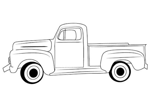 Old Truck Coloring Page : 40 Free Printable Truck Coloring Pages Download