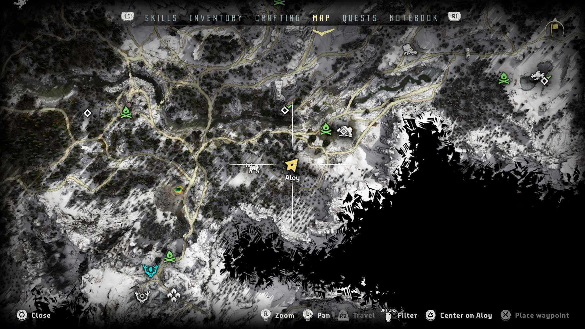 Horizon Zero Dawn Quest Map Maping Resources
